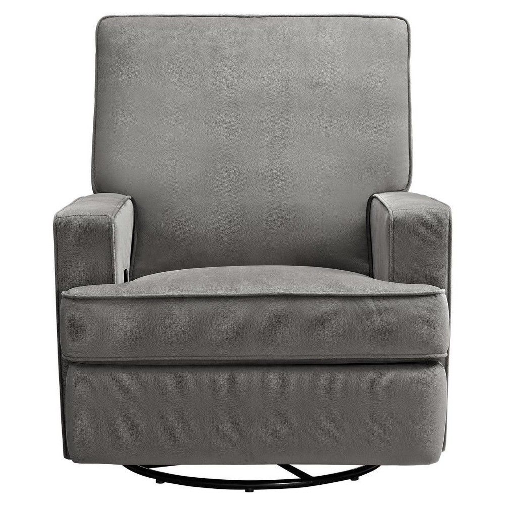 Baby Relax Addison Swivel Gliding Recliner - Gray