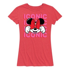 Women's - Disney - Iconic Minnie Short Sleeve Graphic T-Shirt - 1 of 4