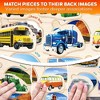 QUOKKA Wooden Puzzles for Toddlers 1 2 3 – 3x SET Toddler Puzzles Ages 2-4 - Montessori Toy for Toddlers - 3 of 4