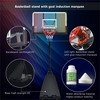 YONWAY Portable Basketball Hoop, Basketball System 8-10ft Height Adjustable and Waterproof, for LED Basketball Hoop Lights for Youth and Adults - 4 of 4