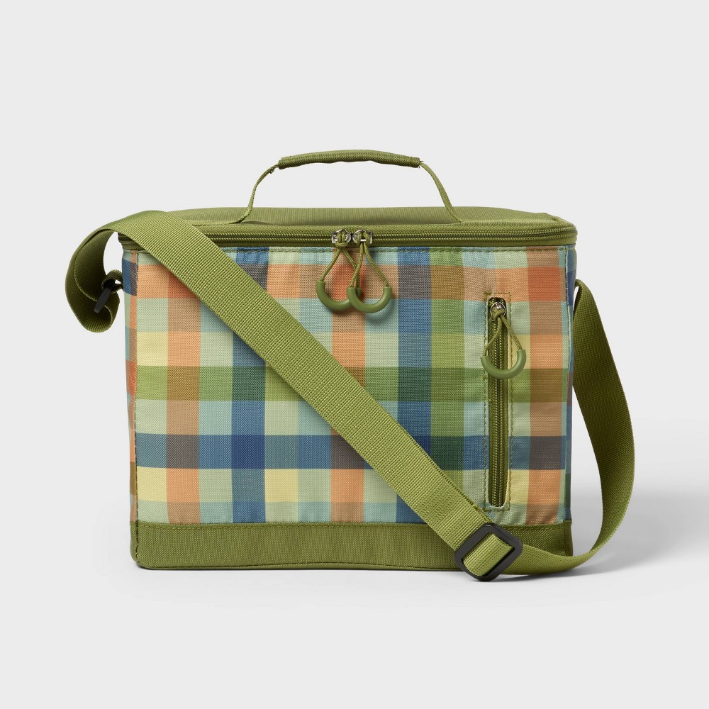 18 Can Box Cooler Plaid - Room Essentials™