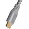 SilverStone Technology Premium certified 4K Ultra High Speed HDMI 2.0b cable1.8meters(6 ft)3D ARC Ethernet-supports Charcoal color - 4 of 4