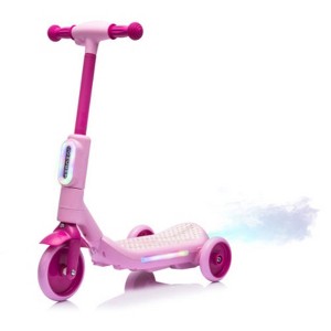 Maggift Kick Scooters 2in1 Kids Ride On Three Wheel Balance Scooter Toy for Kids Floor Protection Gift for Kids, Pink, 24.8"*12.2"*27.2" - 1 of 4
