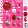 PartyWoo Balloon Garland Pink Shades 36 18 12 10 5 Inch 100 pcs - 2 of 4