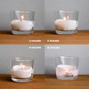 15 Hour Votive Candles Set of 36 - Ivory Candles Perfect as Wedding Candles or Emergency Candles - 1.5x1.7 inch Unscented Ivory Votive Candles - 4 of 4