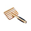 Bass Pet Brushes De-matting Pet Brush with 100% Premium Alloy Pin SOFT Pure Bamboo Handle Large Slicker Style Striped Bamboo - 4 of 4