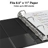 Staples Standard 1" 3-Ring Non-View Binder Black (26407-CC) 55355/26407 - 2 of 4