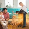 Costway 1500W Oil Filled Space Heater Electric Heater w/Adjustable Thermostat - 4 of 4