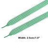 INSPIRE CHIC Wide Flat Checkered Fabric Ribbon Plaid Fantastic Shoe Laces for Sneaker Sport Shoes 2 Pairs - 3 of 4