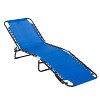 Resenkos Acacia Wood Lounger With Wheels, Adjustable Outdoor Sun Lounger, Comfortable Relaxation Chair, White - 2 of 4