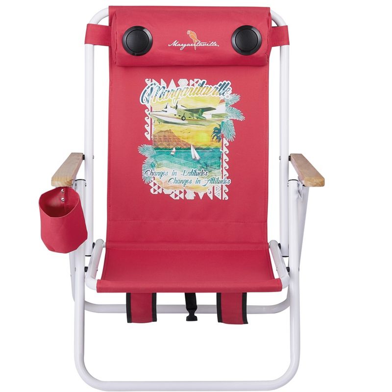 Margaritaville Outdoor Folding Chair with Wireless Speakers, 1 of 7