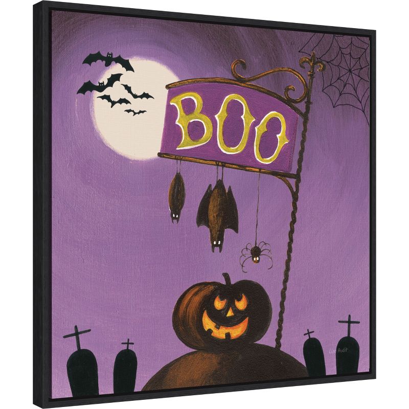 Amanti Art Happy Haunting IV by Lisa Audit Framed Canvas Wall Art, 3 of 9