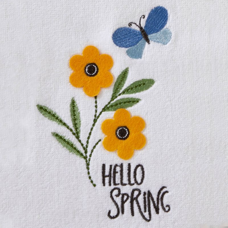 2pc Hello Spring Flowers Hand Towel Set - SKL Home, 2 of 9