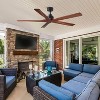 BestParts 60"  Ceiling Fan With Light, DC Motor, Remote Control, Reversible 6-Speed Fan for Medium Rooms, Quiet Energy Efficient Indoor Fan Black - 3 of 4