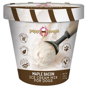 Puppy Scoops Ice Cream Mix Maple Bacon Grain Free Treats For Dogs 4.65 oz 1 pk - 1 of 1