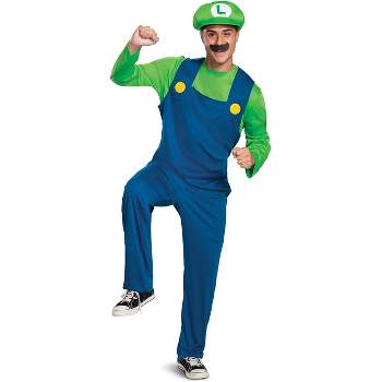 Super Mario Bros. Luigi Classic Adult Costume
