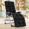 Costway 73'' Lounge Chaise Cushion Padded Recliner Cushion Indoor Outdoor Navy/Orange/Black/Dark Orange/Beige/Gray/Brown - 4 of 4