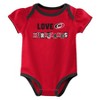 NHL Carolina Hurricanes Baby Girls' 3pk Bodysuit - image 3 of 4