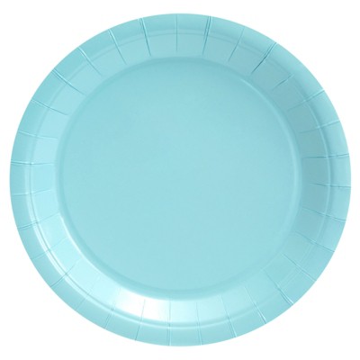 Light Blue Disposable Party Supplies Set for Graduation, Serves 24