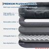 Human Dog Bed for Adult Large Gaint Shared Bed for People Pets, Washable Faux Fur Removable Nap Bed Bean Bag w/Handle Side Pocket - 4 of 4