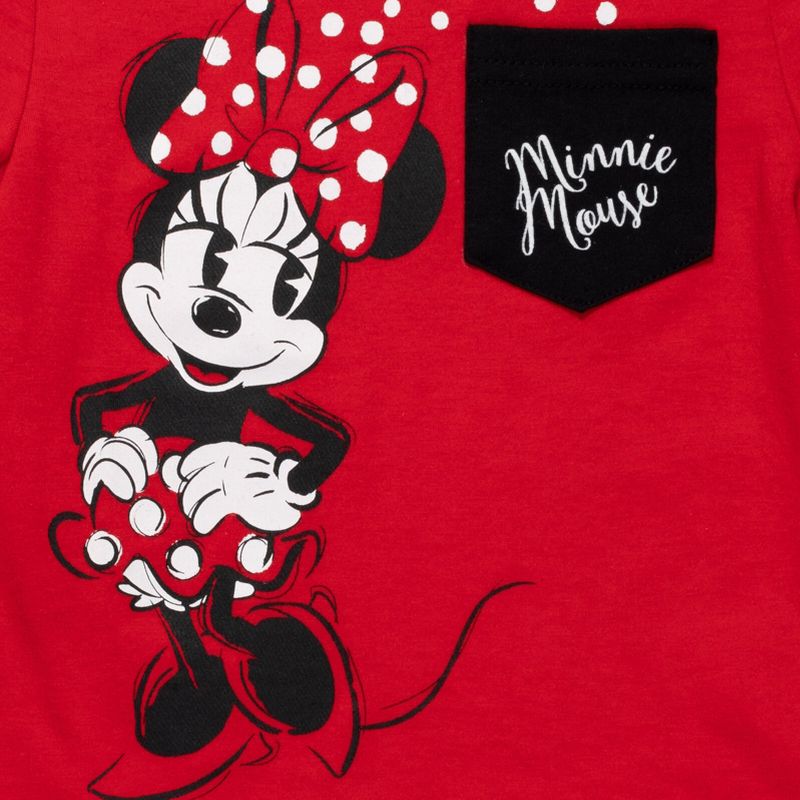 Disney Minnie Mouse Nightmare Before Christmas Winnie the Pooh Lilo & Stitch Sally Zero Girls T-Shirt Toddler to Big Kid, 4 of 8