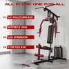 Home Gym, Multifunctional Home Gym System, Home Gym Station with 100LBS Weight Stack, All in One Workout Machine for Full Body Strength Training - 2 of 4