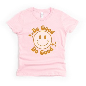 The Juniper Shop Be Good Do Good Smiley Face Girls' Short Sleeve Tee - 1 of 2