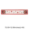 Unique Bargains Christmas Table Runner Light Blue White 72"x13" 1 Pc - 3 of 4