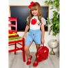 Smartest Apple Puff Sleeve Top and Skort Set Mia Belle Girls - 4 of 4