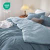 2-3 Pcs Comforter Set - Reversible Imitation Prewashed Fabric, All-Season Down Alt - 4 of 4