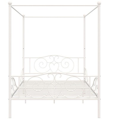 Dhp Canopy Metal Bed, Full, Off White : Target