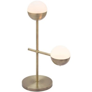 Zuo Waterloo Table Lamp White & Bronze - 1 of 4