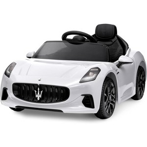 12V Licensed Maserati GranCabrio Ride-On Car for Kids, Battery-Powered Electric Vehicle with Remote Control, Spring Suspension, LED Lights - 1 of 4