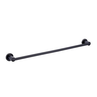 Matte Black 4-Piece Bathroom Accessory Kit with Zinc and Aluminum