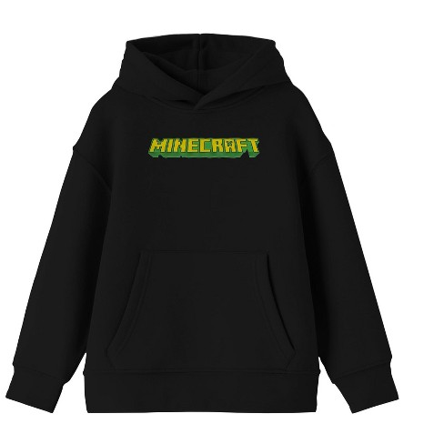 Minecraft black hoodie hotsell