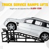 Hydraulic Car Ramps 6T/12000 lbs, Lift Ramps for Truck and Trailer Vehicle - 2 of 4
