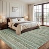 Living Room Rugs 9x12 Large Printed Braid Area Rugs Non-Slip Foldable Rugs Farmhouse Gradient Floor Carpet Non-Shedding Soft Low Pile Rug for Bedroom - 2 of 4