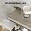 3-Tier Entryway Table, Console Table with  Metal Frame, Sofa Table with Open Shelves, Foyer Table for Entryway, Hallway - 3 of 4