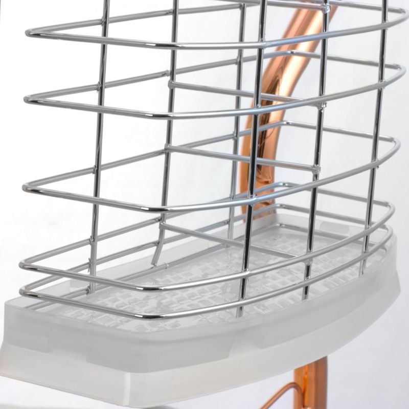 Better Chef 2-Tier 16 in. Chrome Plated Dish Rack in copper, 2 of 6