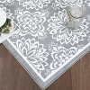 Washable Runner or Area Rug, Modern Floral Design, Low Pile, Non-Slip Rubber Back, Foldable for Hallway, Kitchen, Laundry - 3 of 4
