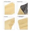 Unique Bargains Sealable Resealable Packaging Zipper Bags Foil Food Storage Pouches 100 Pcs - 3 of 4