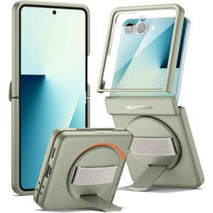 SURITCH Compatible with Samsung Galaxy Z Flip 7 Case with 360～ Rotatable Hand Strap Phone Grip Holder - 1 of 3