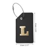 Unique Bargains Luggage Tag Black 1 Pc - 2 of 4