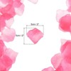 Unique Bargains Decoration Wedding Party Silk Artificial Flower Petals Light Red 1000 Pcs - 2 of 4