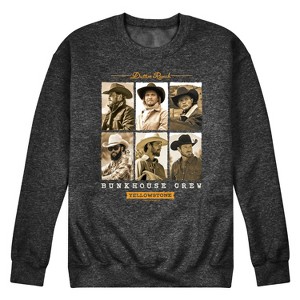 Men's - Yellowstone - Bunkhouse Crew Graphic Fleece Sweatshirt - 1 of 4