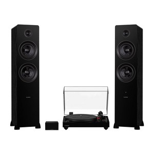 Fluance RT83 Reference High Fidelity Vinyl Turntable, PA10 Phono Preamp and Ai81 Elite Powered Floorstanding Speakers - 1 of 4