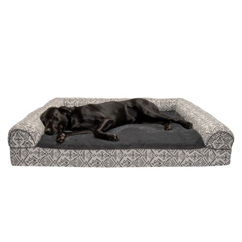 Furhaven Southwest Kilim Orthopedic Sofa Dog Bed - Jumbo Plus