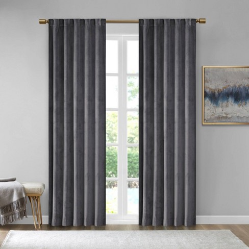 Target Room Essentials Charcoal Lightblocking Curtain Panel 42" x 84" 