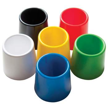 Creativity Street No-spill Round Cup Plastic Paint Pot Set With Assorted  Colored Lids, 3 Inches Wide, Translucent, Set Of 10 : Target