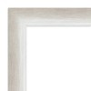 16"x50" Non-Beveled Two Tone Wood on The Door Mirror Silver - Amanti Art - 3 of 4